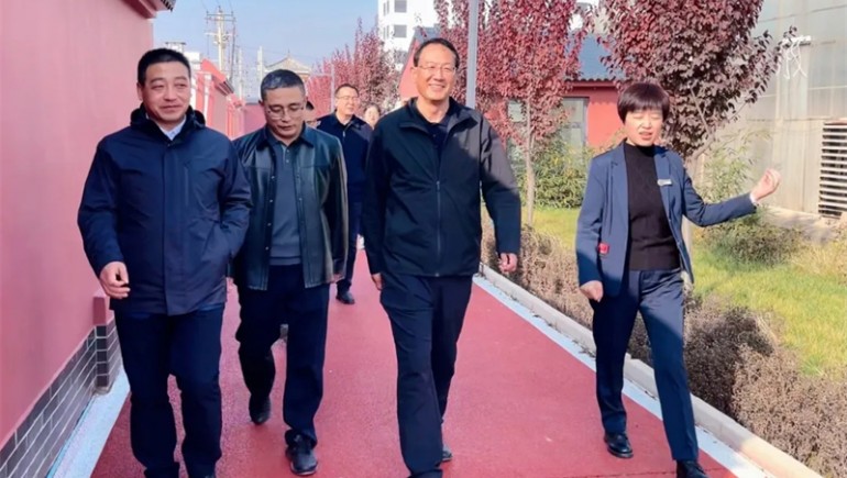 定西市民政局党组书记一行莅临南宫电子游戏康养调查纪实